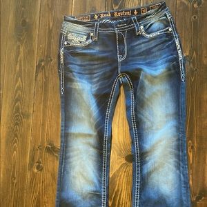 Rock Revival Eloise easy boot, size 30, 31” inseam EUC